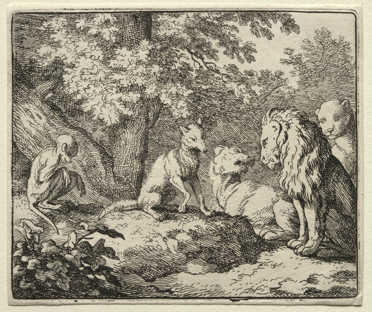 Reynard the Fox: Yderligere falsk vidnesbyrd fra Reynard af Allart van Everdingen