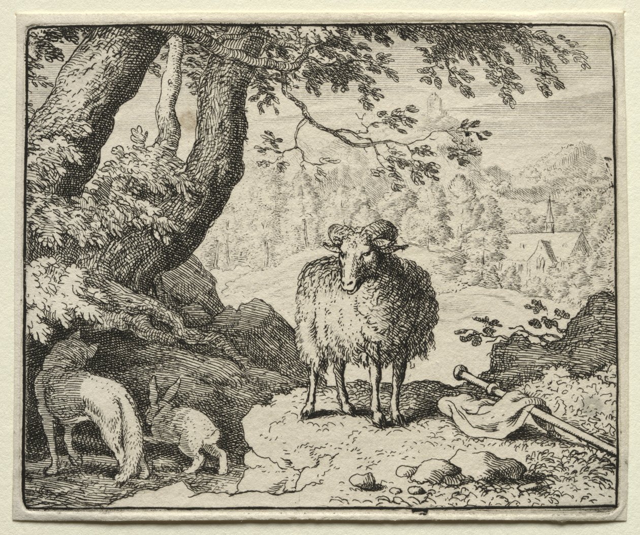 Reynard the Fox: Reynard vender hjem af Allart van Everdingen