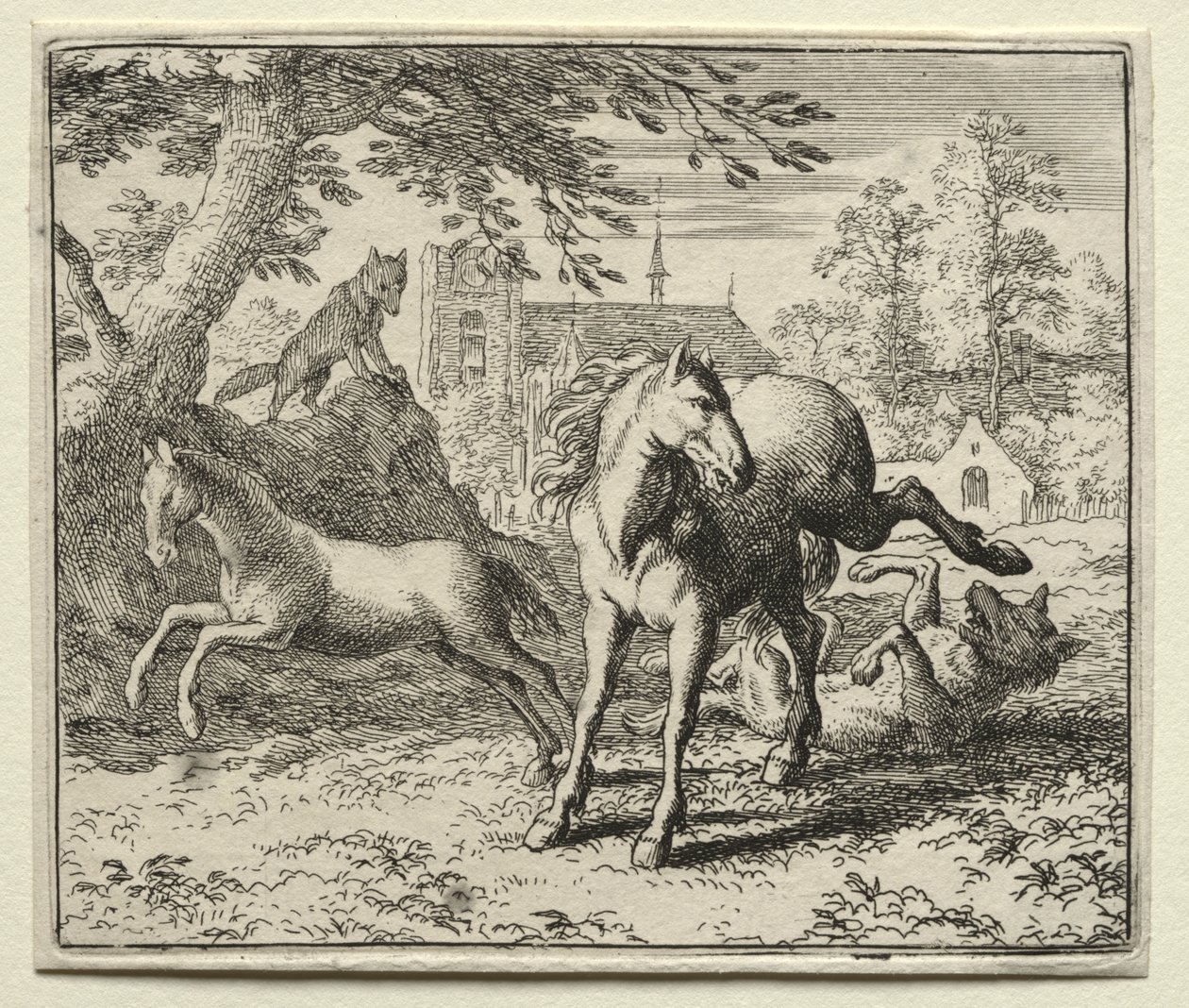 Reynard the Fox: Reynard Tricks the Wolf af Allart van Everdingen