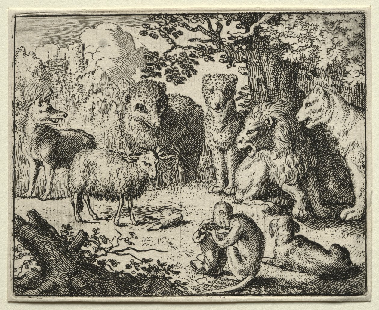 Reynard the Fox: The Arrival of the Packet. af Allart van Everdingen