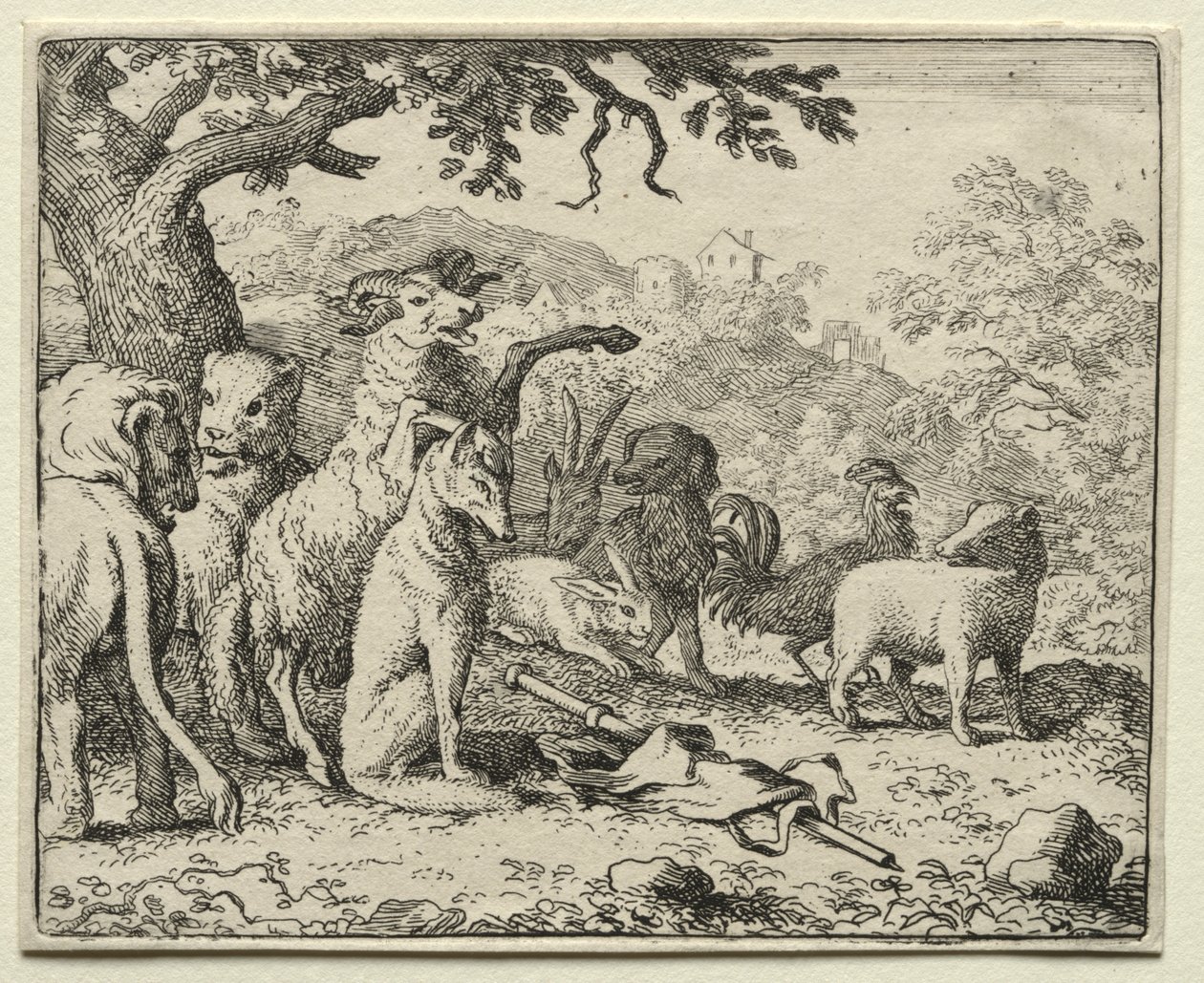 Reynard the Fox: The Benediction Given to Reynard af Allart van Everdingen