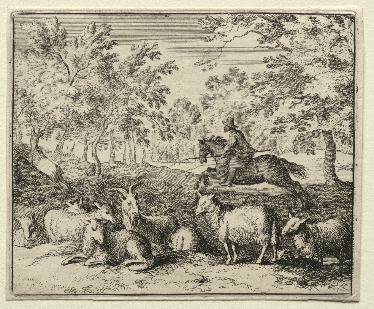 Reynard the Fox: The Chase of the Stag. af Allart van Everdingen