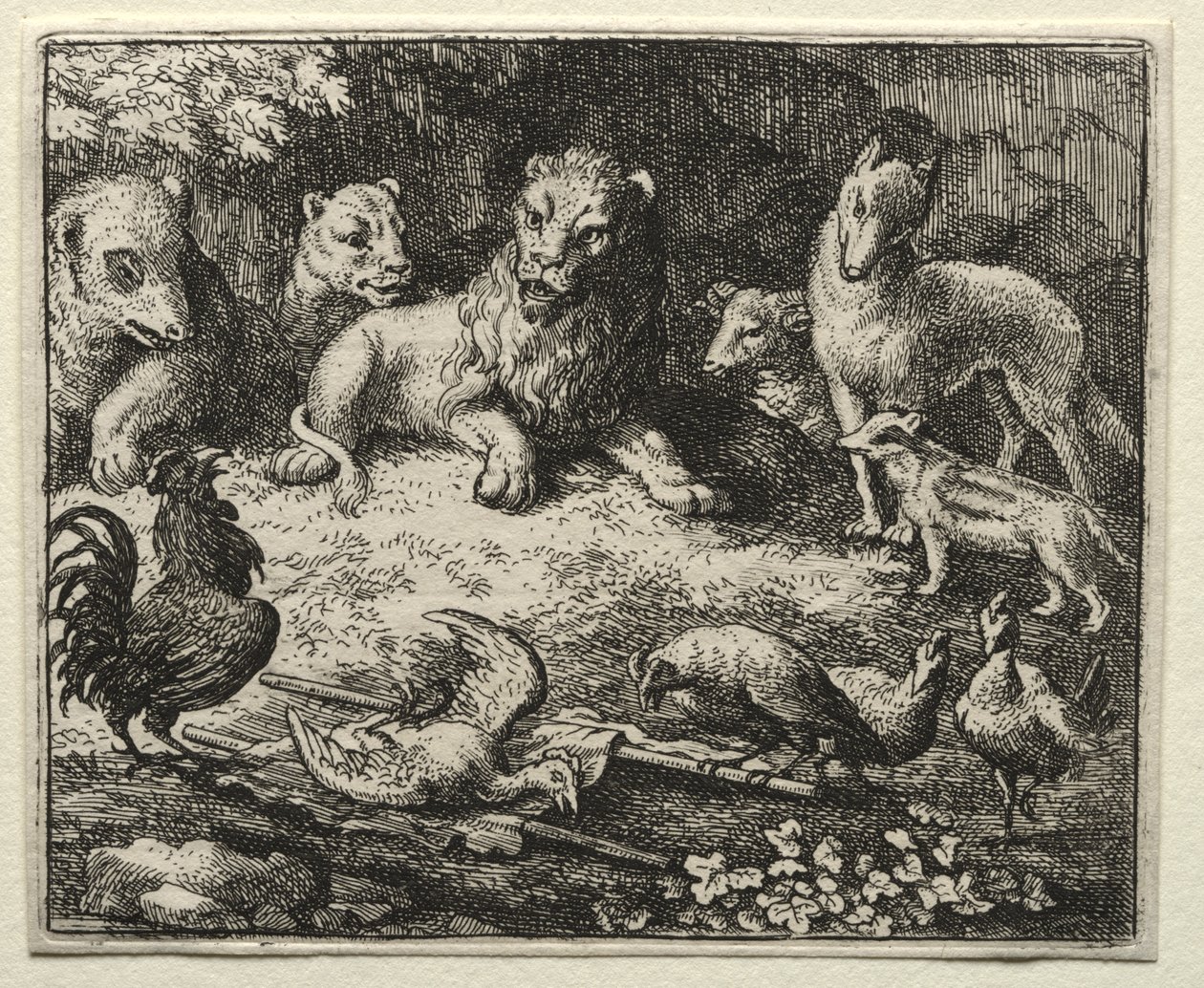Reynard the Fox: The Complaint of the Cock af Allart van Everdingen