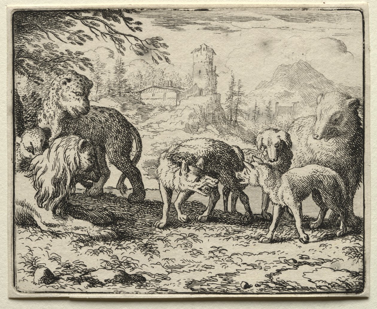 Reynard the Fox: The Condemnation of Reynard. af Allart van Everdingen