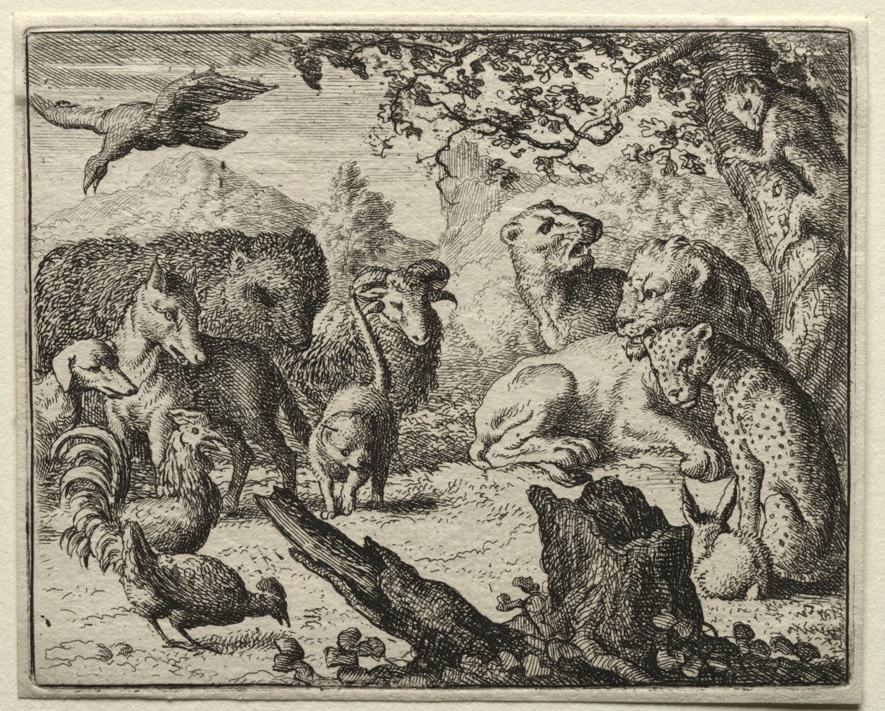 Reynard the Fox: Lions Court. af Allart van Everdingen