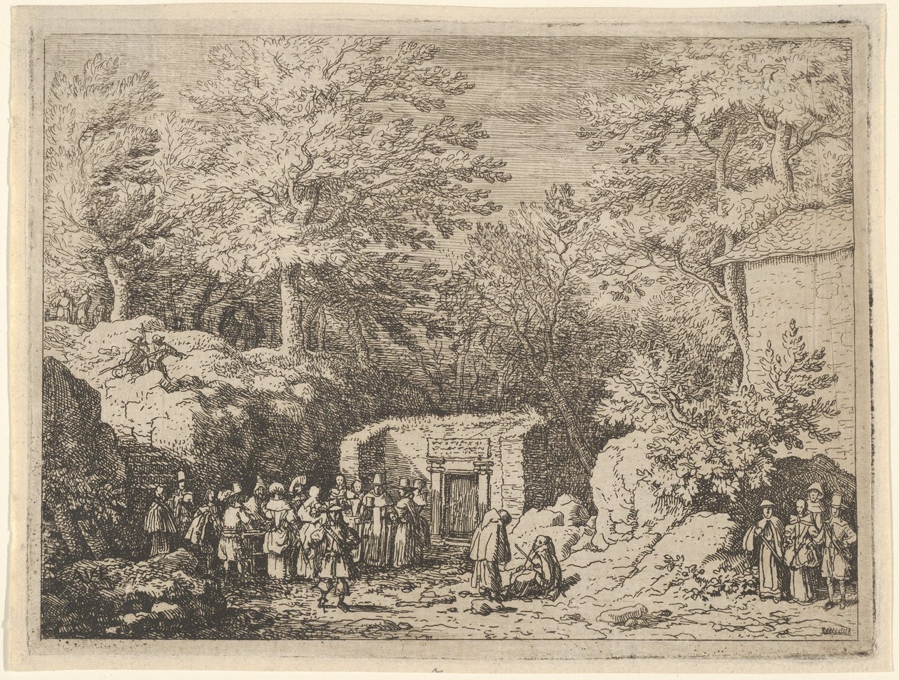 Det fjerde forår, 1600-tallet. af Allart van Everdingen