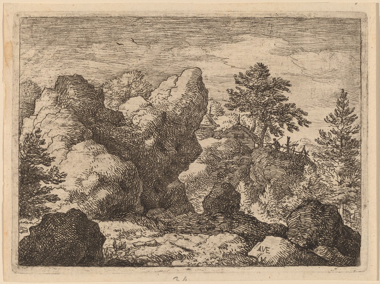 Den spidse klippe af Allart van Everdingen
