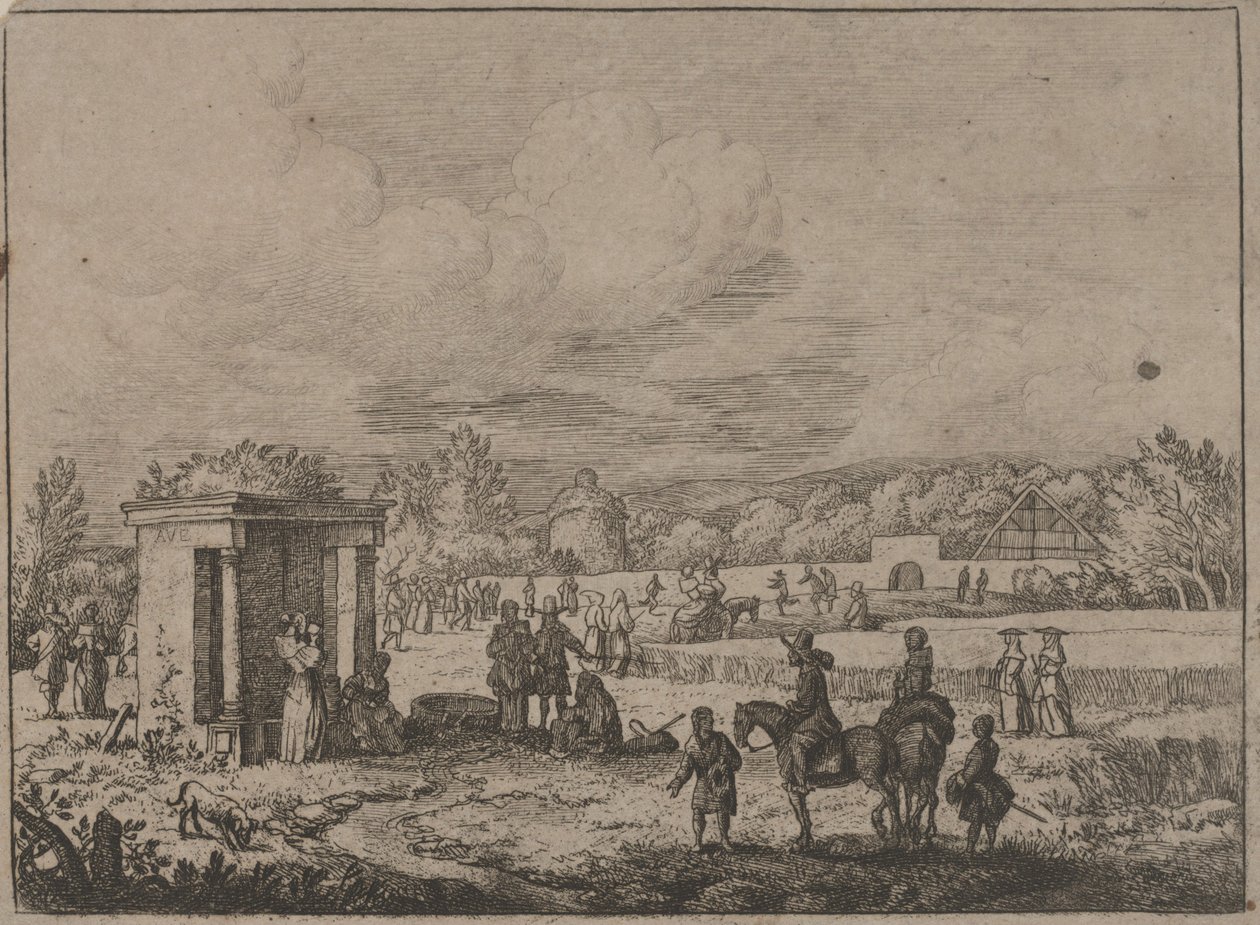 Kilden ved Watroz, ca. 1650 (radering) af Allart van Everdingen