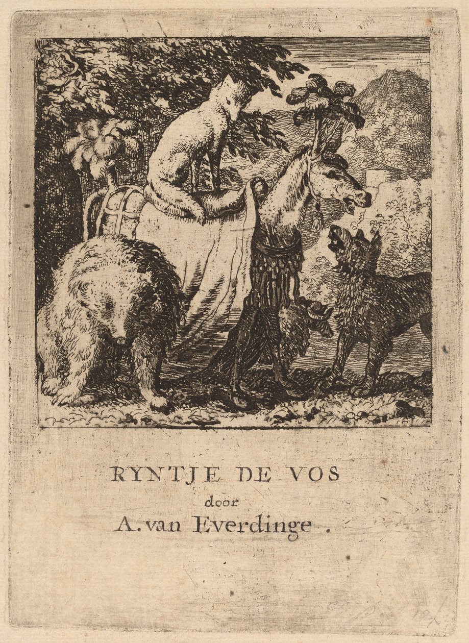 Reynards triumf, sandsynligvis ca. 16451656. af Allart van Everdingen