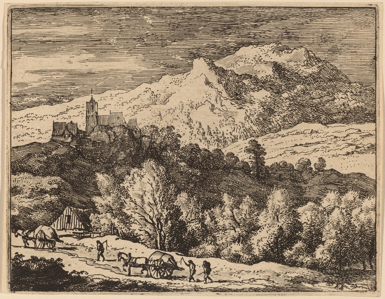 To vogne, sandsynligvis ca. 16451656. af Allart van Everdingen