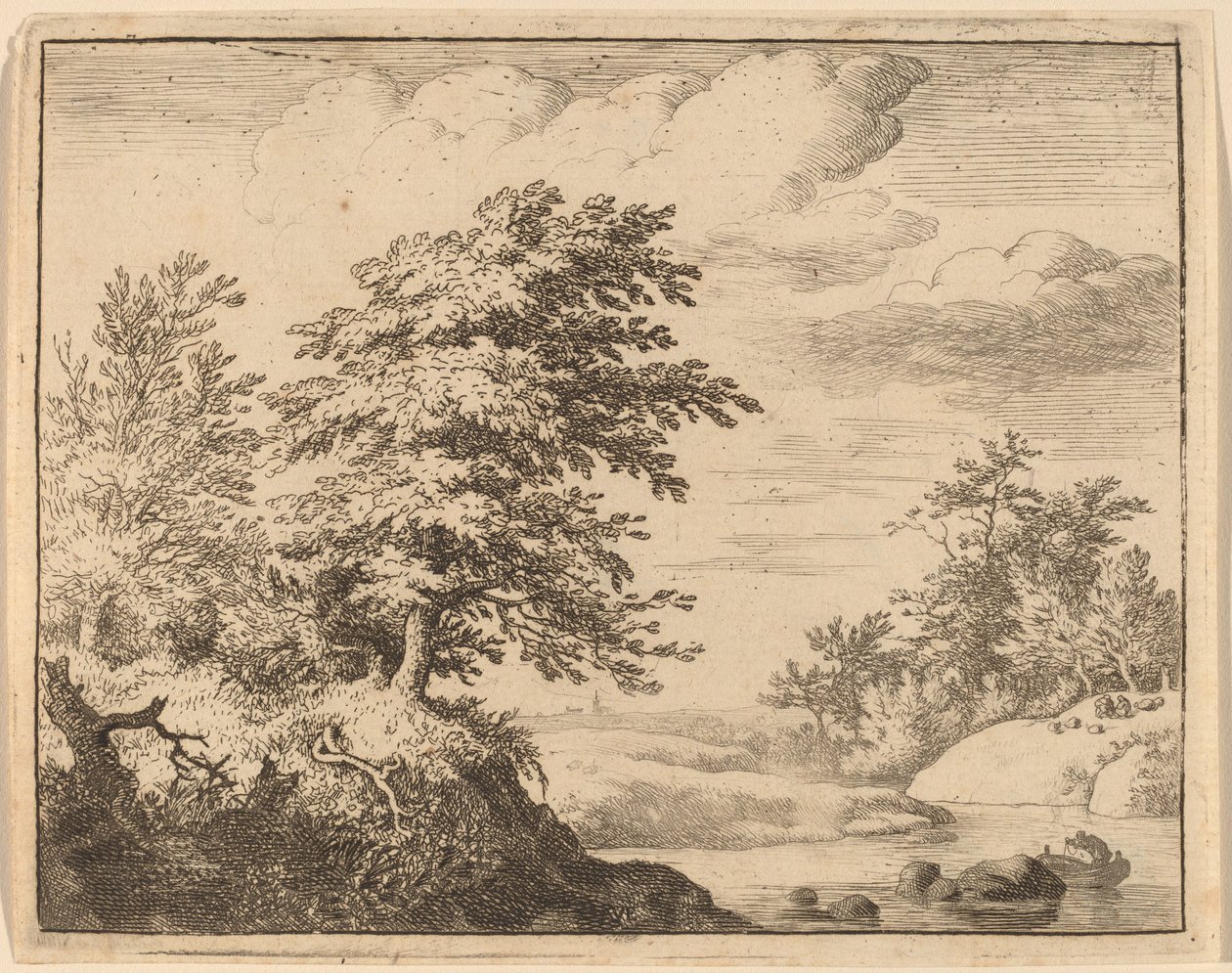 Winding River, sandsynligvis ca. 16451656. af Allart van Everdingen