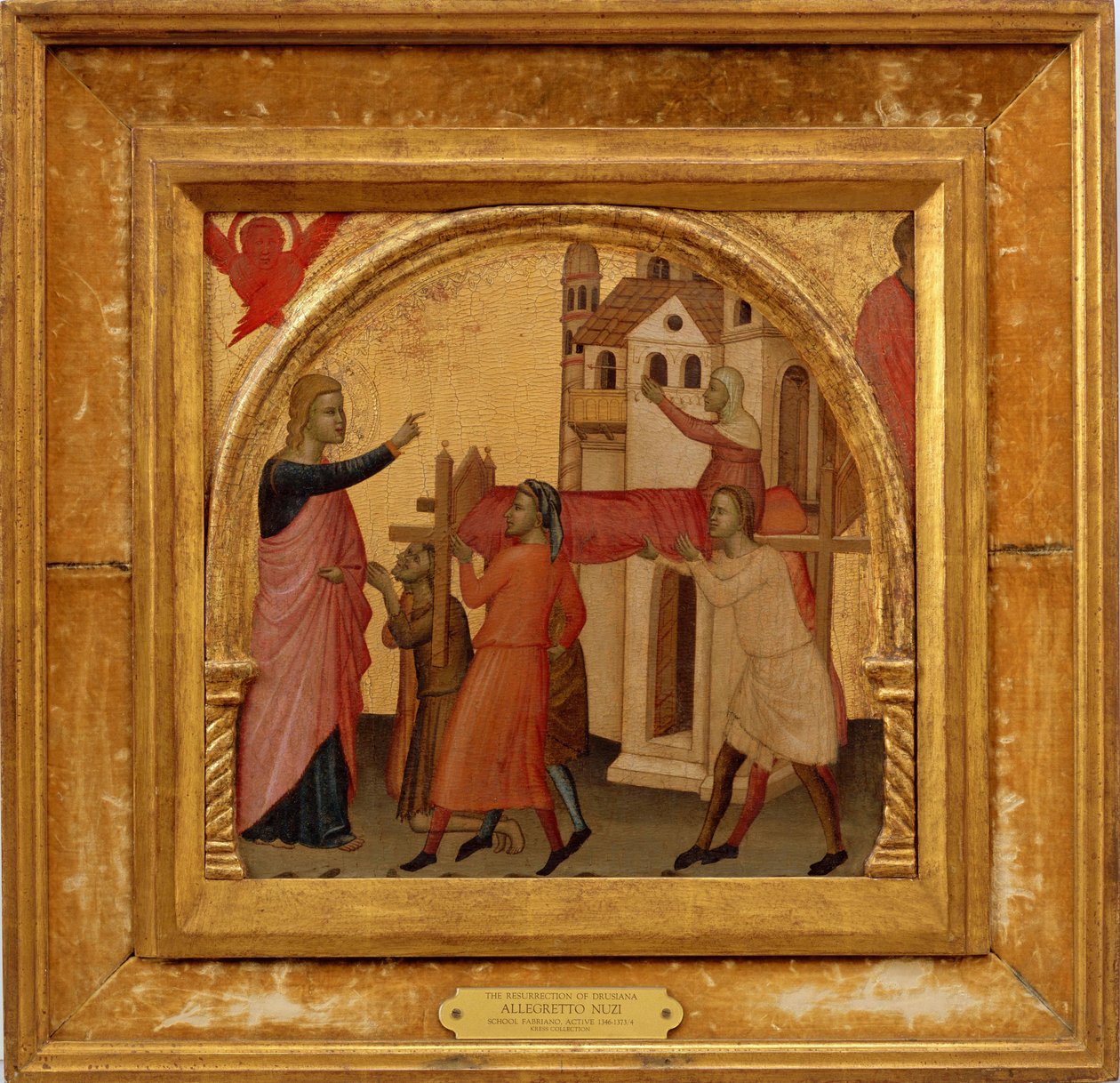 Opstandelsen af Drusiana, ca. 1370 af Allegretto Nuzi