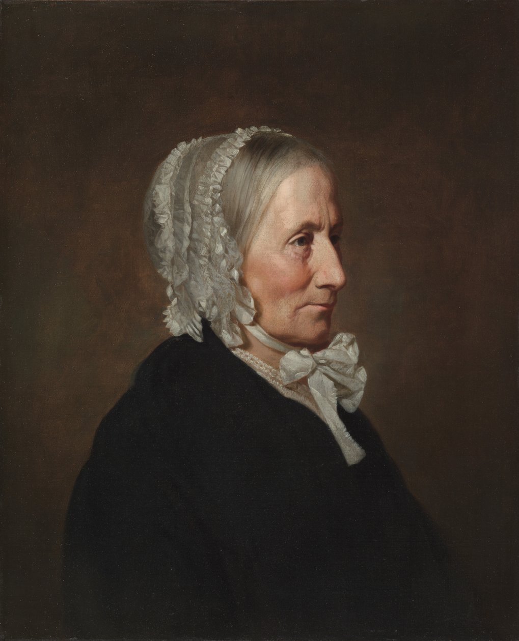 Portræt af kunstnerens mor, formentlig midt i 1800-tallet. af Allen Smith