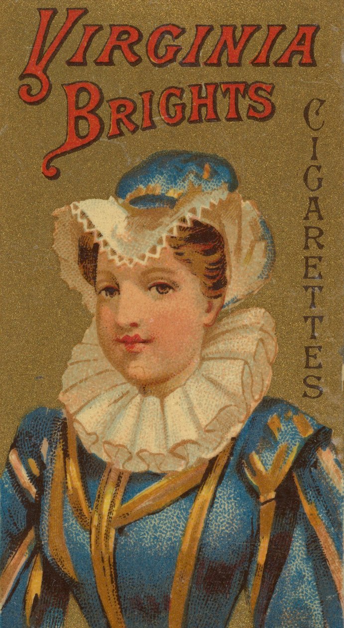 Fra Girls and Children-serien N64, der promoverer Virginia Brights cigaretter for Allen &..., 1886. af Allen and Ginter