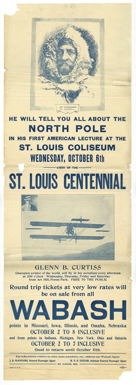 Glenn B. Curtiss flyver sit fly fra Art Hill af Allied Printing