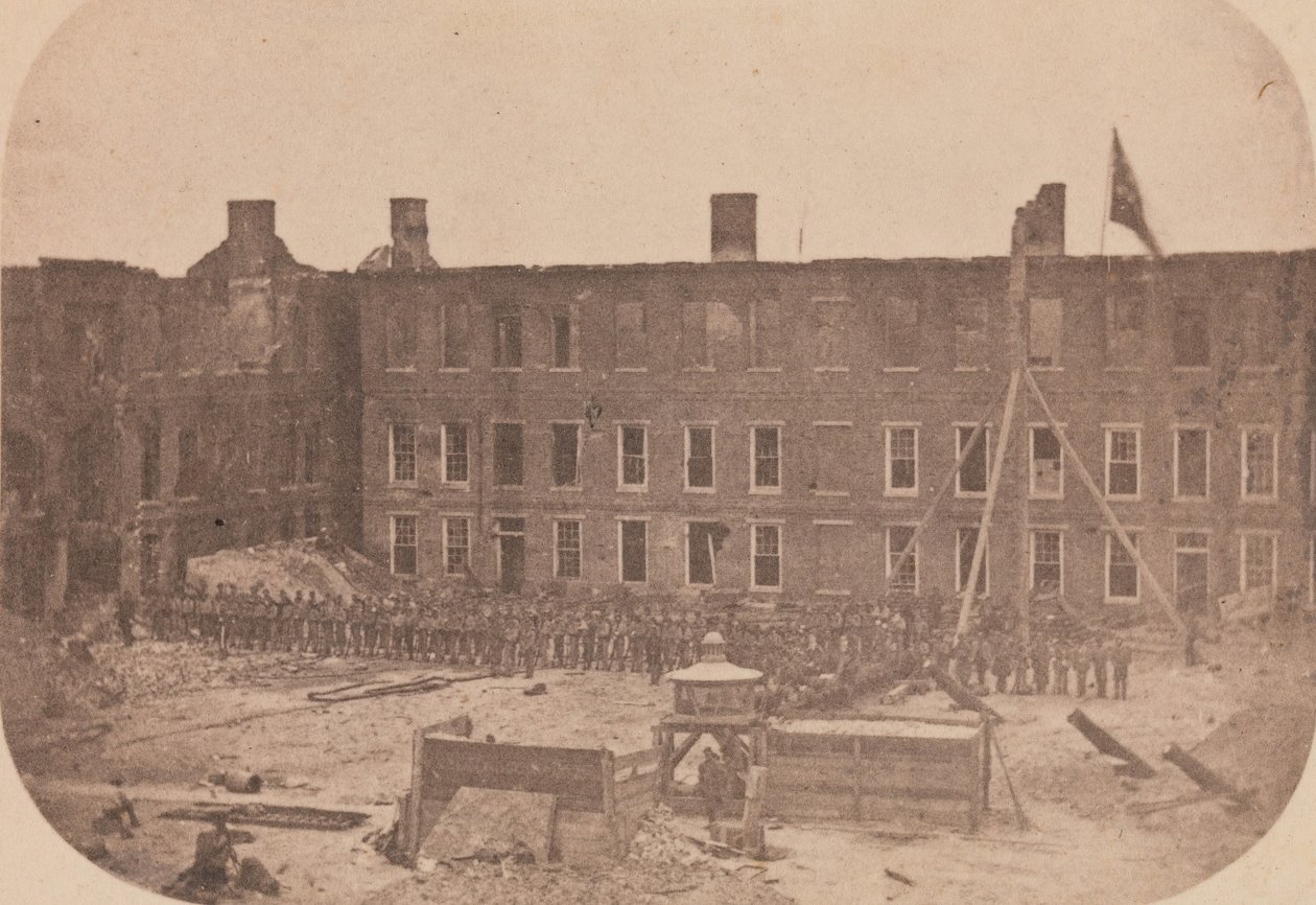 Evakueringen af Fort Sumter, april 1861, april 1861. af Alma A. Pelot.