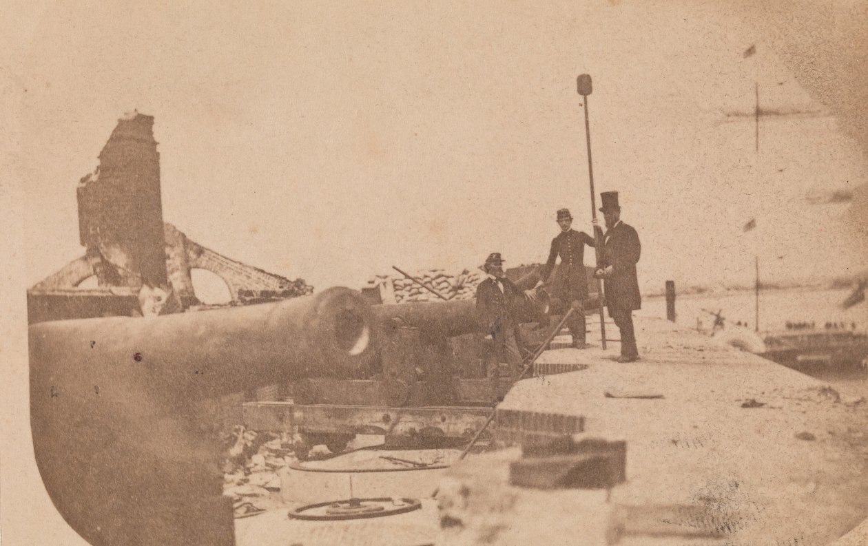 Evakueringen af Fort Sumter, april 1861, april 1861. af Alma A. Pelot.