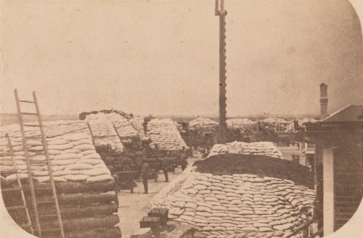 Evakueringen af Fort Sumter, april 1861, april 1861. af Alma A. Pelot.