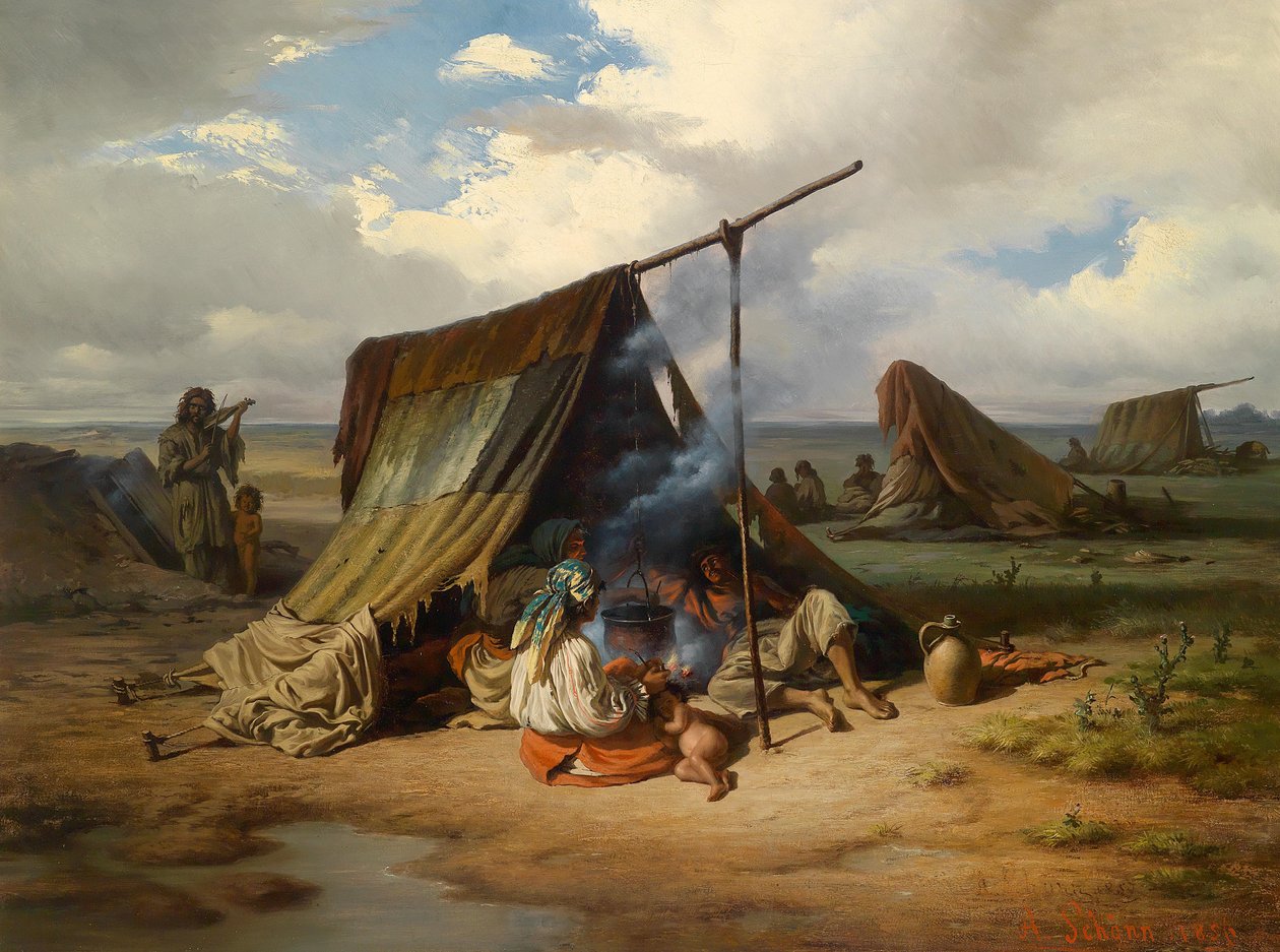 Camp sigøjnere af Alois Schonn