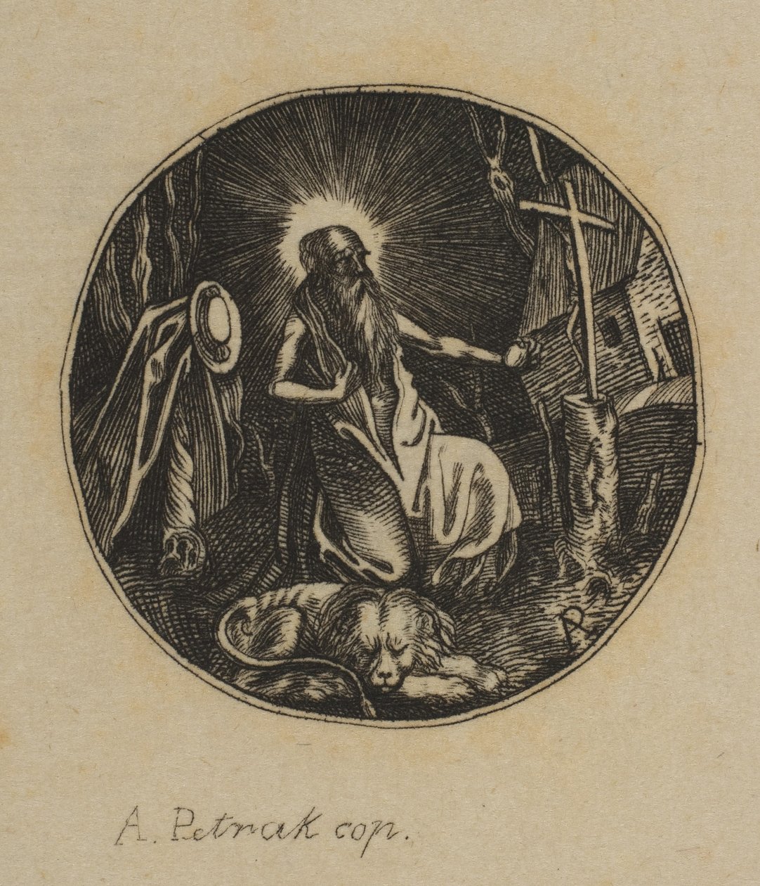 Sankt Hieronymus, 1800-tallet. af Alois Petrak
