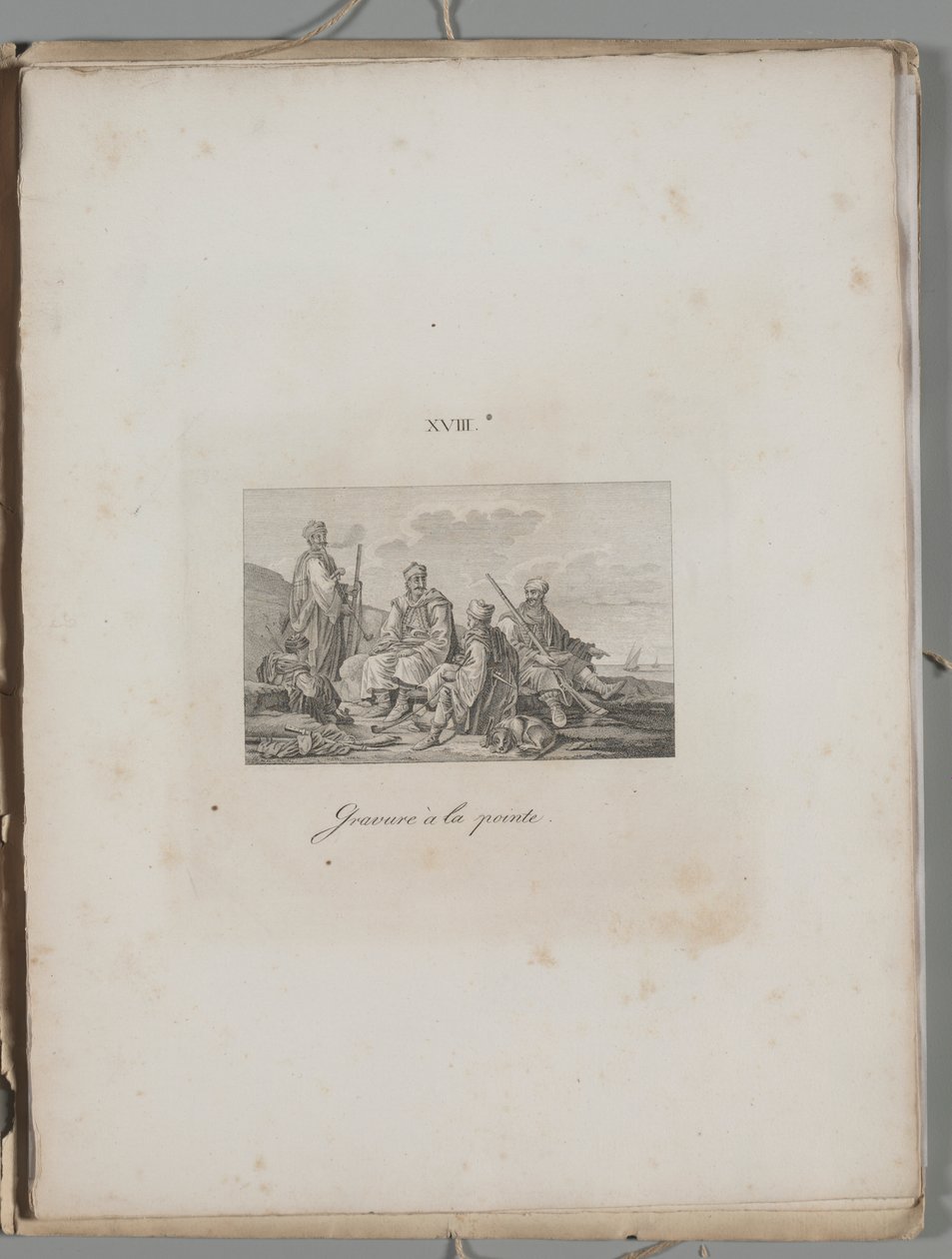 Litografiens kunst: albansk, tavle XVIII af Alois Senefelder