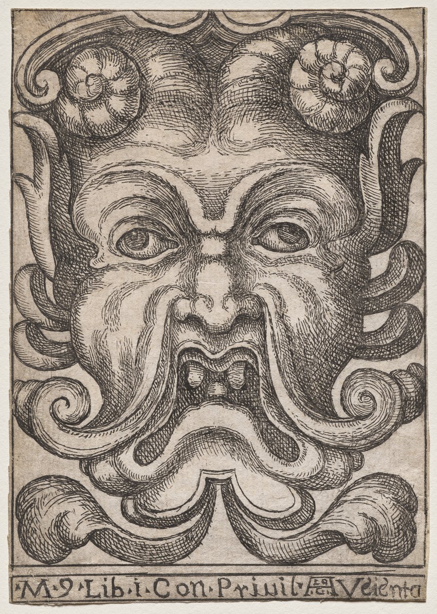 Groteske masker: Maske 9, bog I af Aloisio Giovannoli