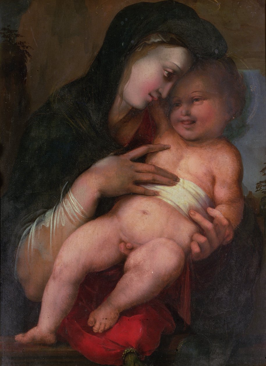 Madonna og barn, ca. 1517 af Alonso Berruguete