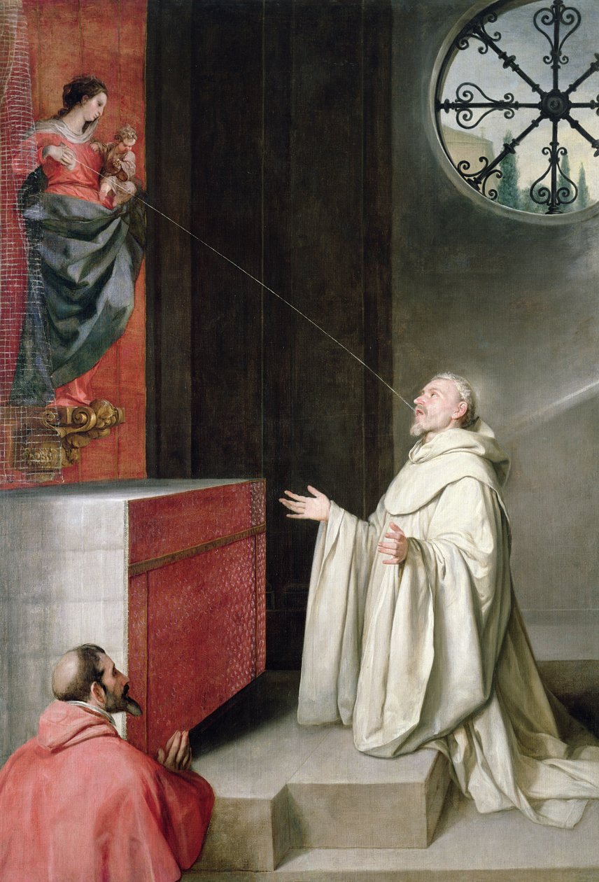 Sankt Bernhard og Jomfruen af Alonso Cano