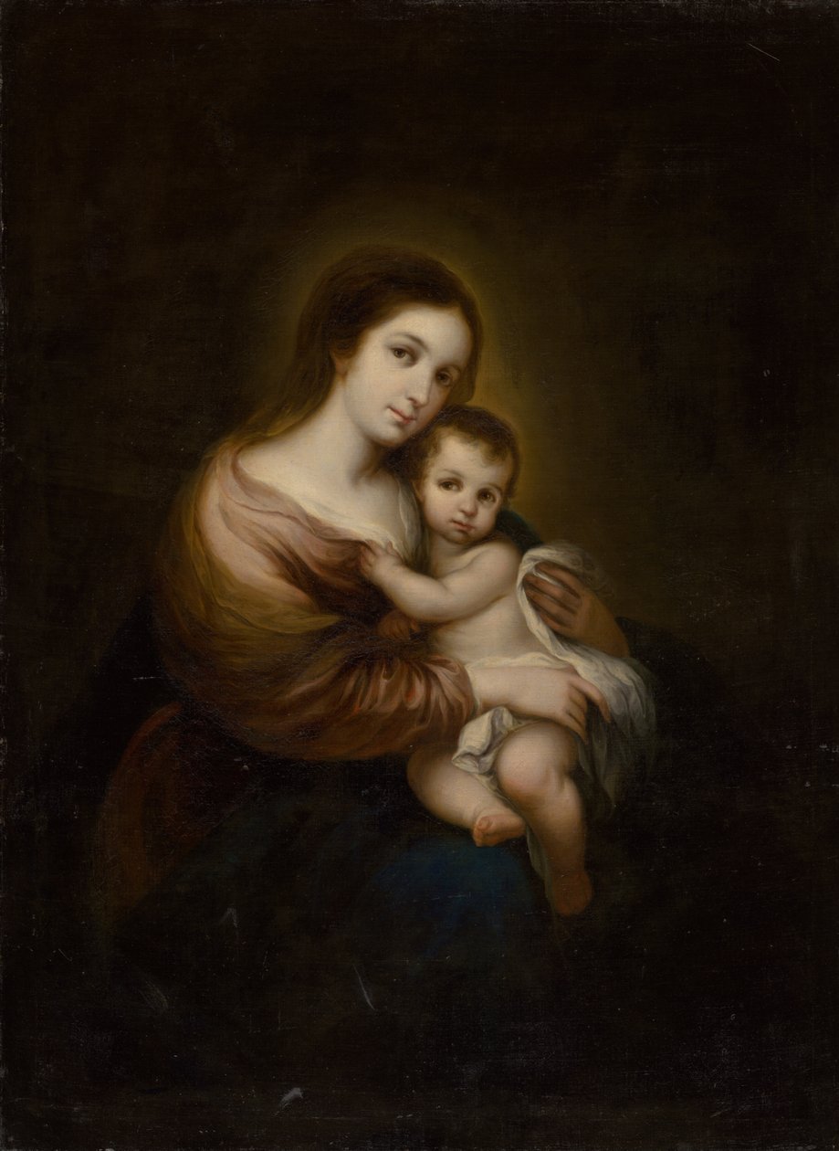 Madonna og barn af Alonso Miguel de Tovar