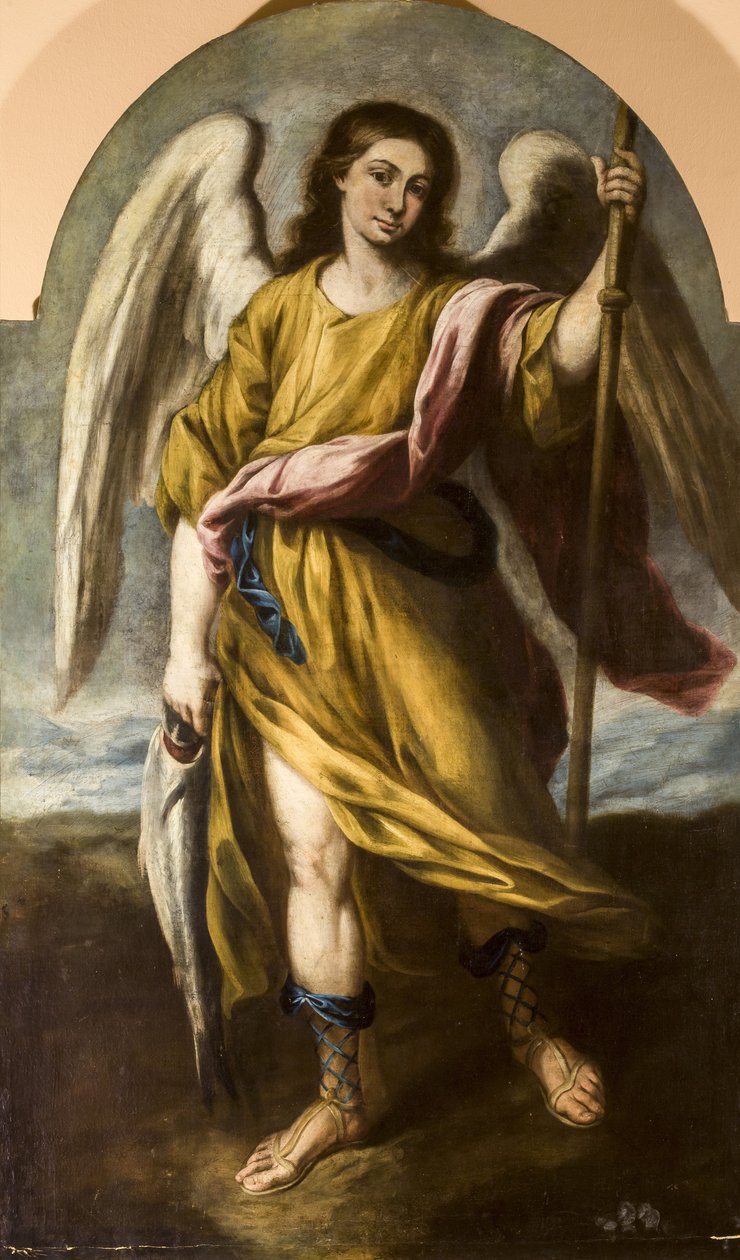 Ærkeenglen Saint Raphael af Alonso Miguel de Tovar