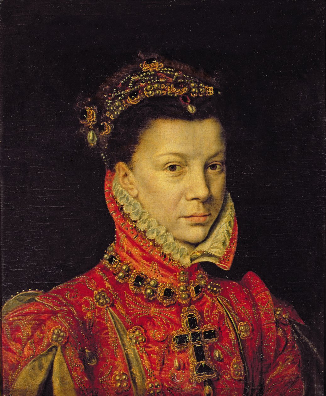 Elisabeth af Valois (1545-68) 1570 af Alonso Sánchez Coello
