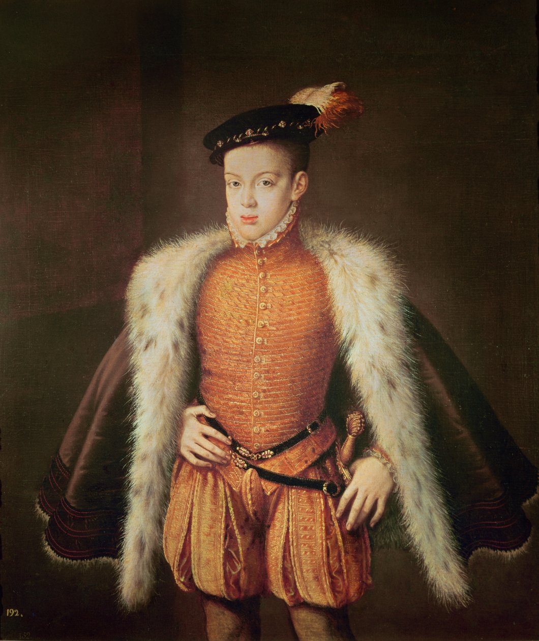 Don Carlos, prins af Asturien og Portugal, ca. 1558 af Alonso Sánchez Coello