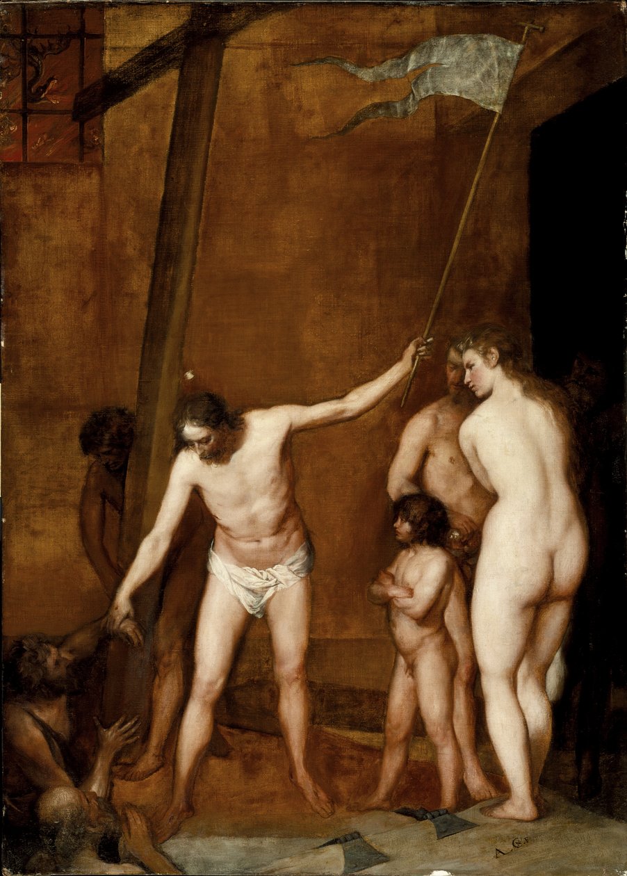 Christus in der Vorhölle af Alonso Cano
