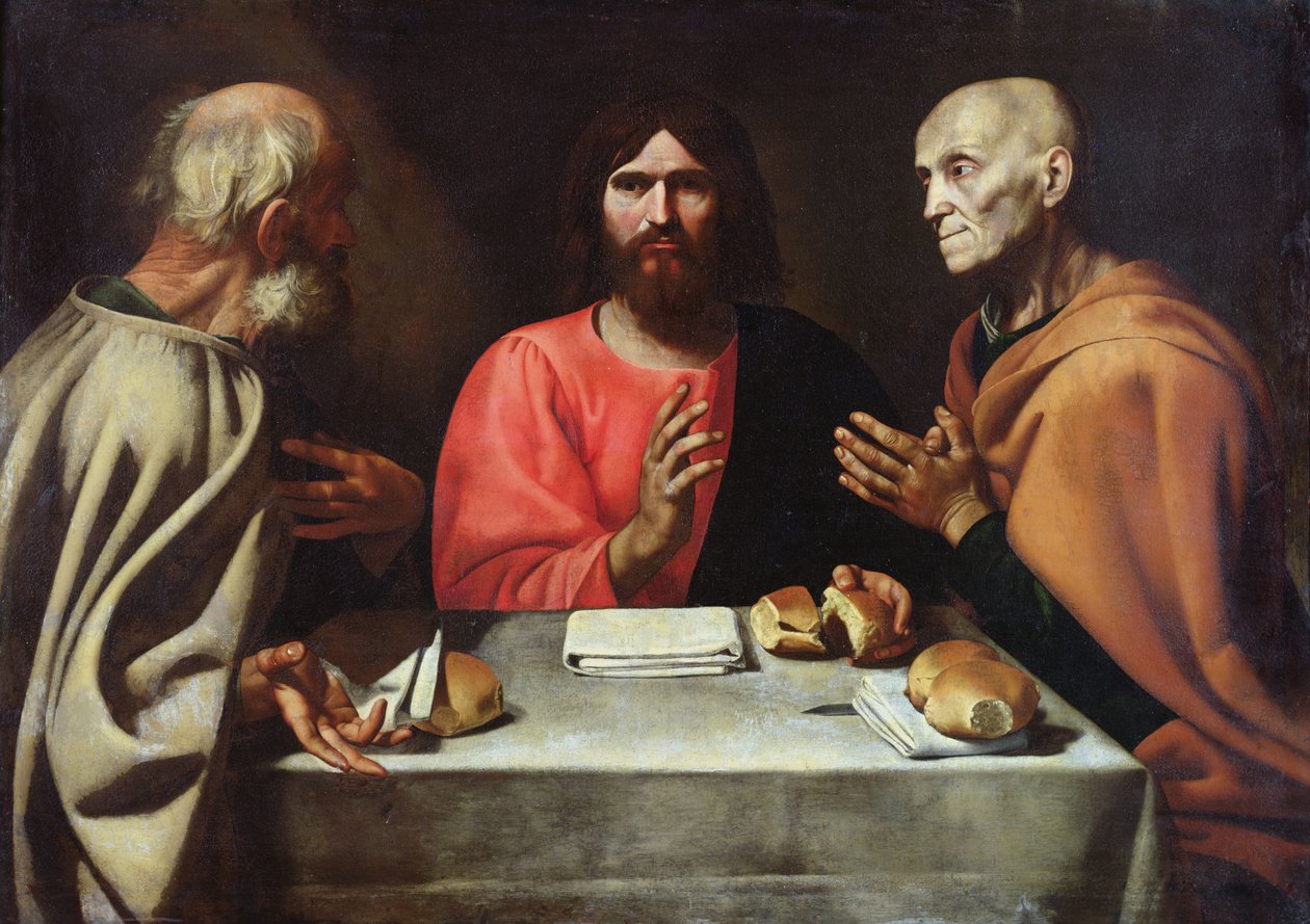 Nadver i Emmaus, ca. 1610 af Alonso Rodriguez