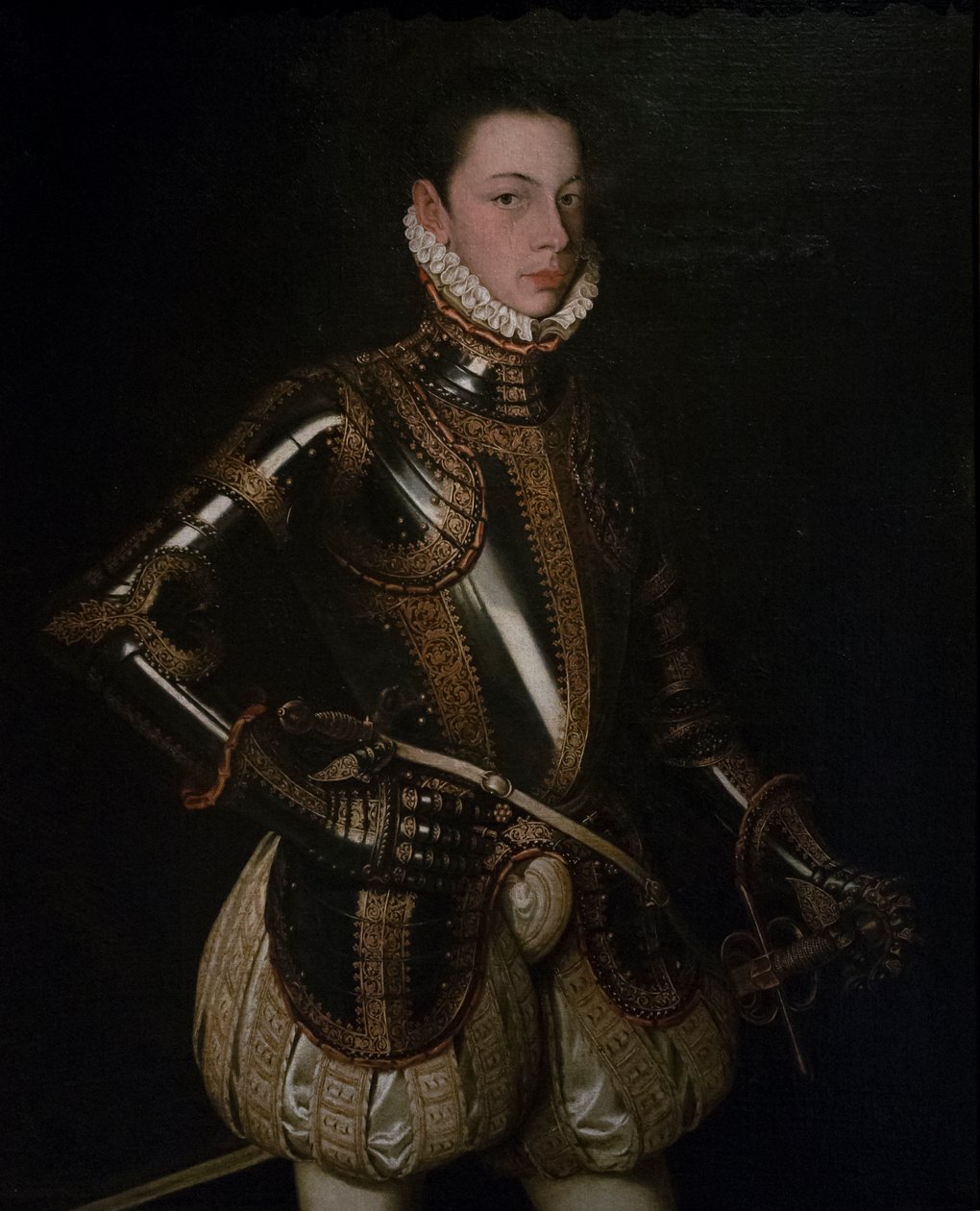 Alessandro Farnese, ca. 1559 (olie på lærred) af Alonso Sánchez Coello