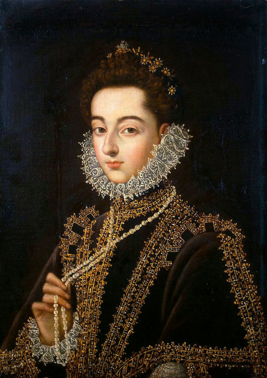 Portræt af infantaen Catherine Michelle af Spanien