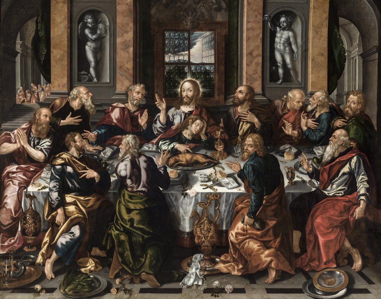 Den sidste nadver, ca 1588. af Alonso Vázquez