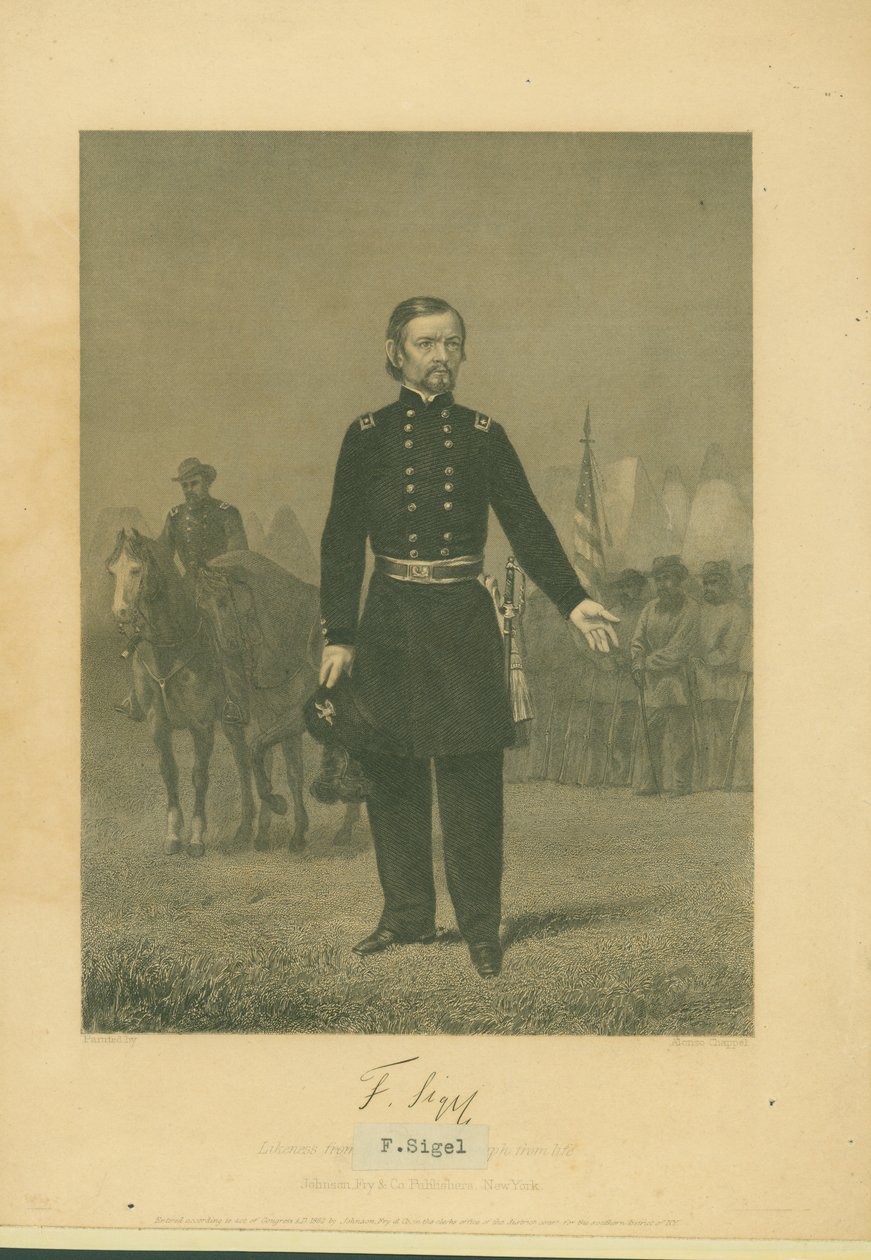 Franz Sigel, General (Union) af Alonzo Chappel
