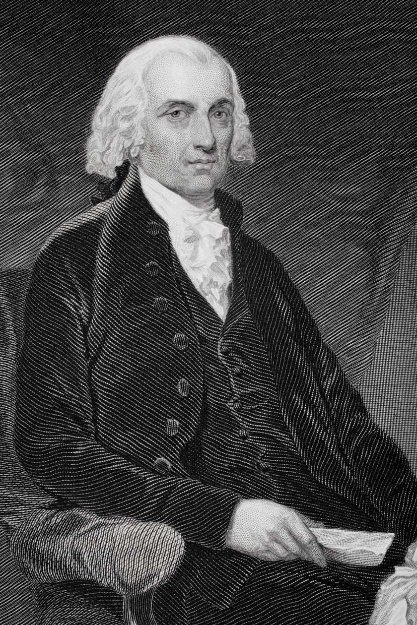 James Madison (1751-1836) (detalje af 254781) af Alonzo Chappel