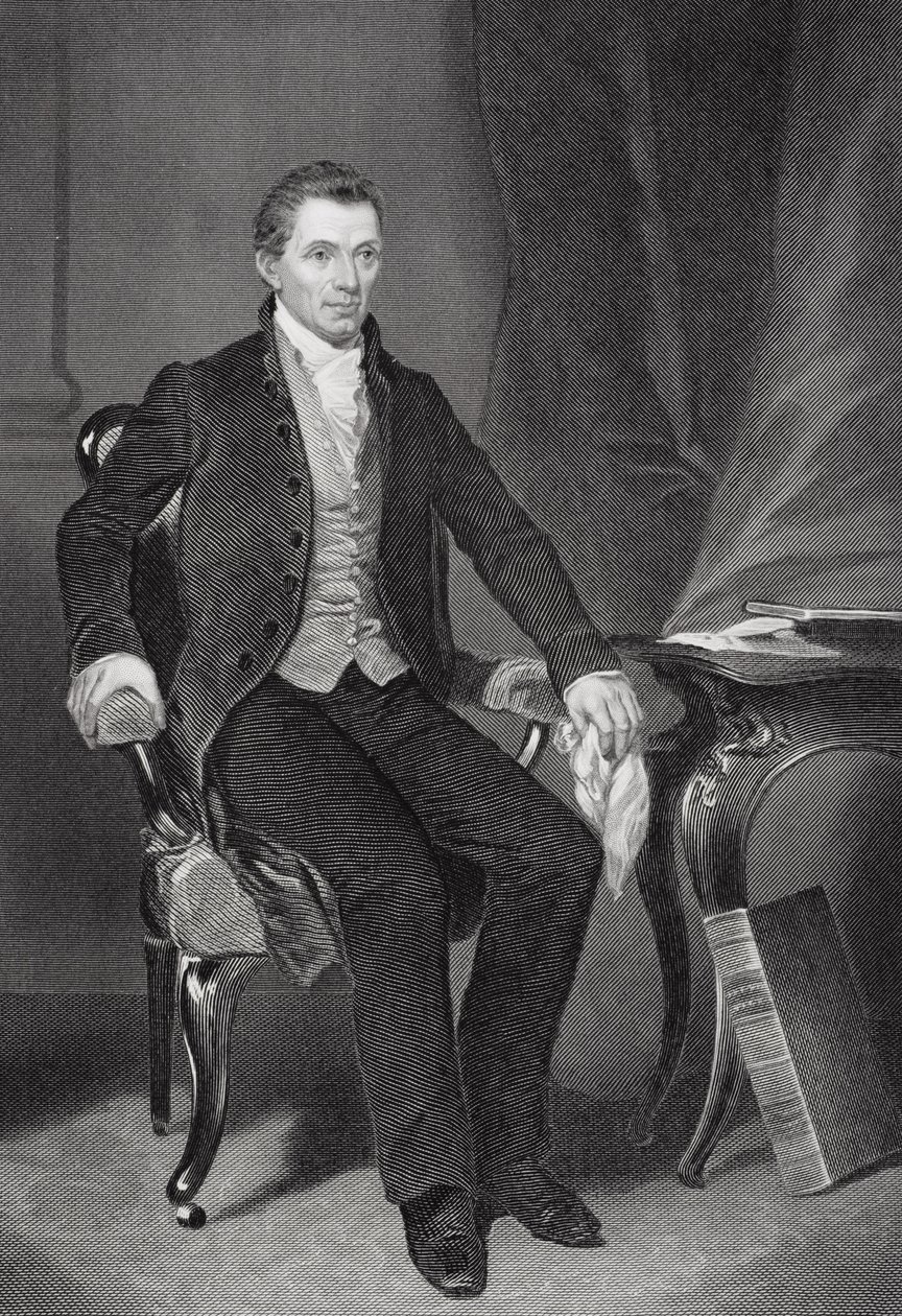 James Monroe (1758-1831) af Alonzo Chappel