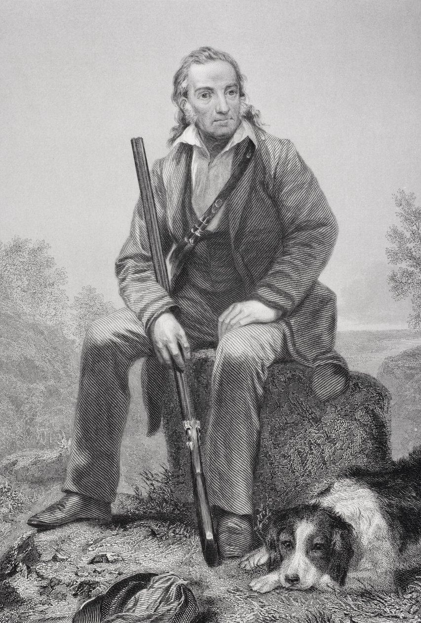 John James Audubon (1785-1851) af Alonzo Chappel