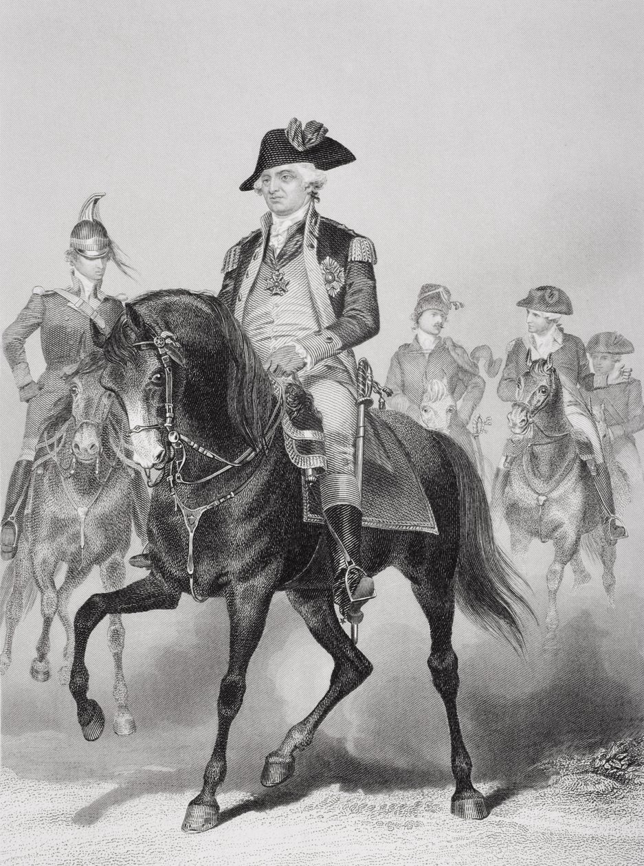 Portræt af Frederik Vilhelm (1730-94) Baron von Steuben af Alonzo Chappel