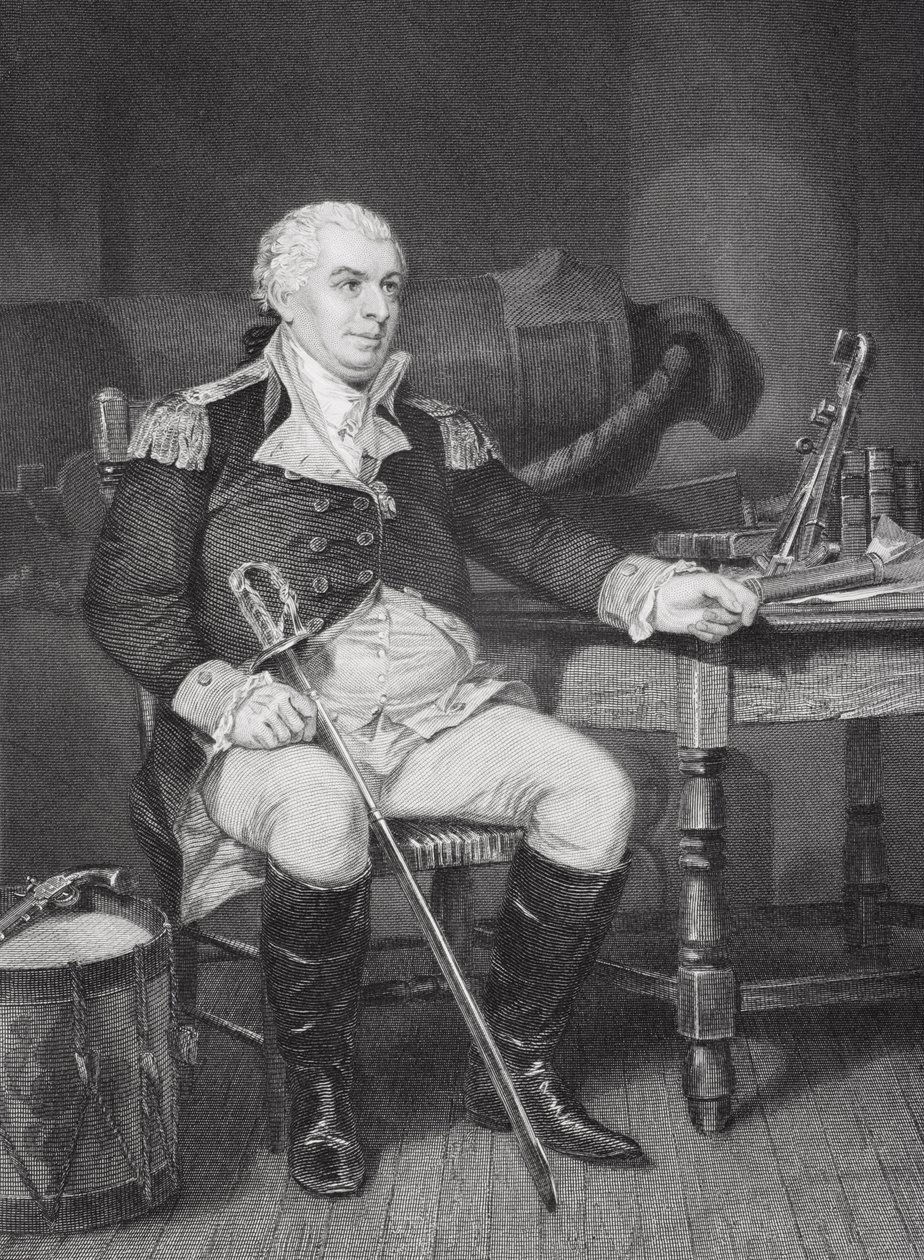 Portræt af John Barry (1745-1803) af Alonzo Chappel