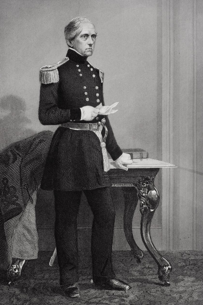 Portræt af John Ellis Wool (1784-1869) af Alonzo Chappel