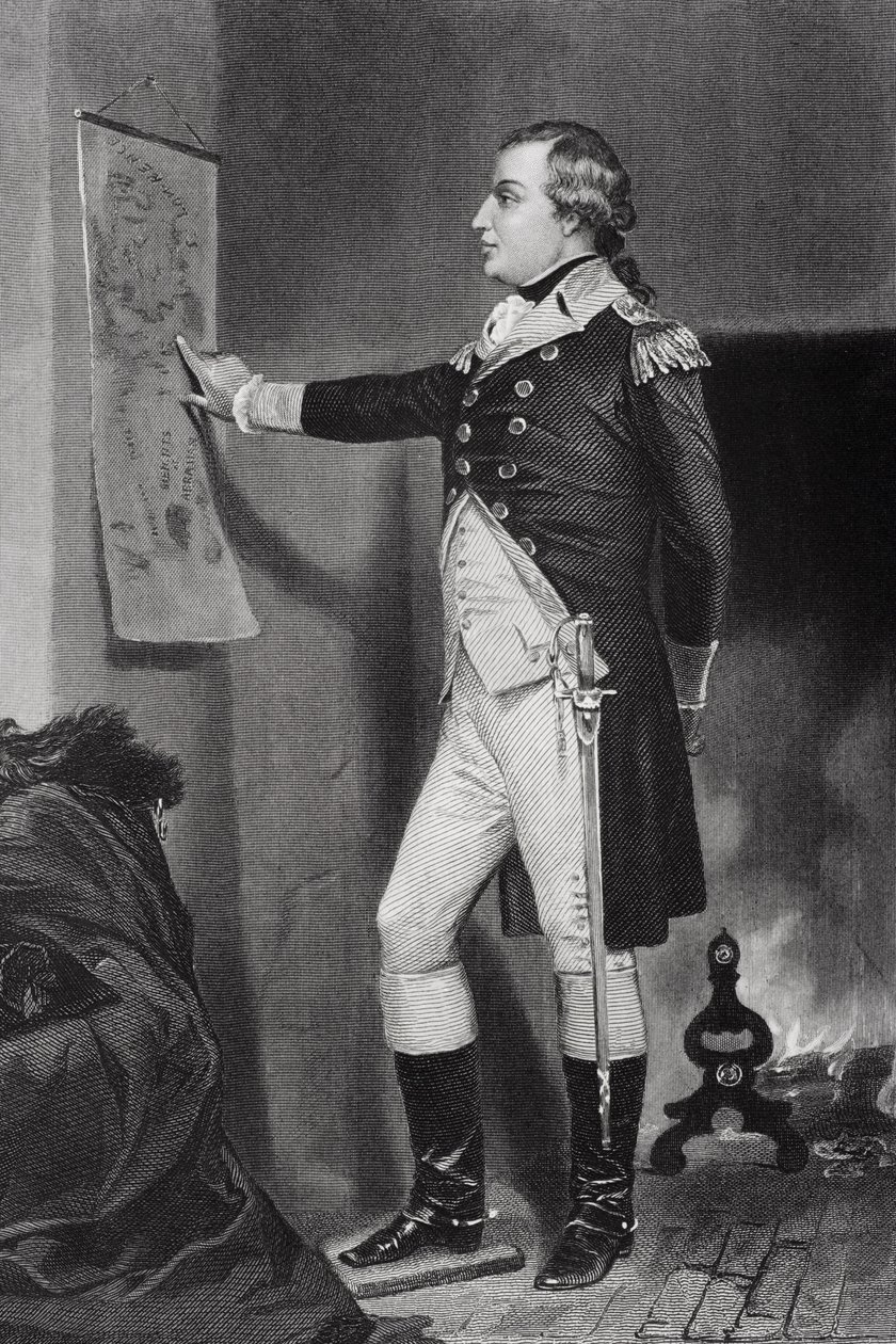 Portræt af Richard Montgomery (1736-75) af Alonzo Chappel