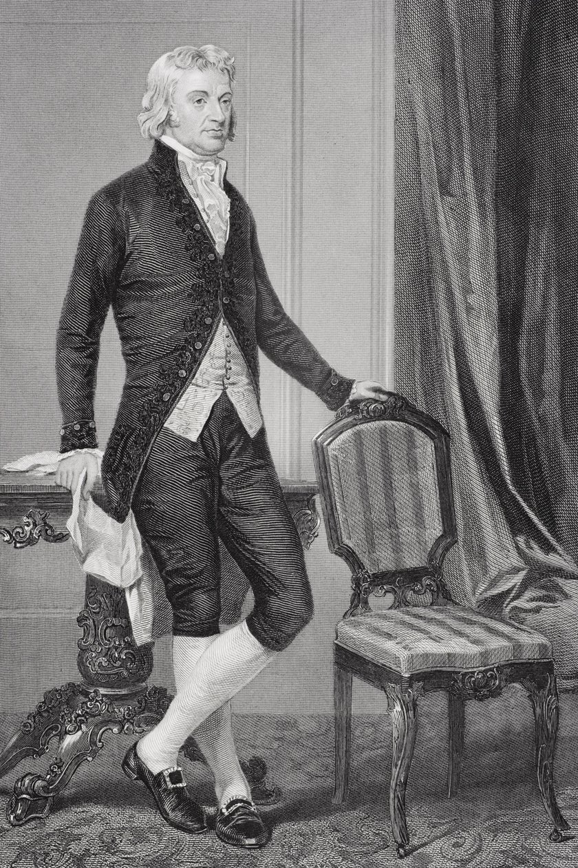 Portræt af Robert R. Livingston (1746-1813) af Alonzo Chappel