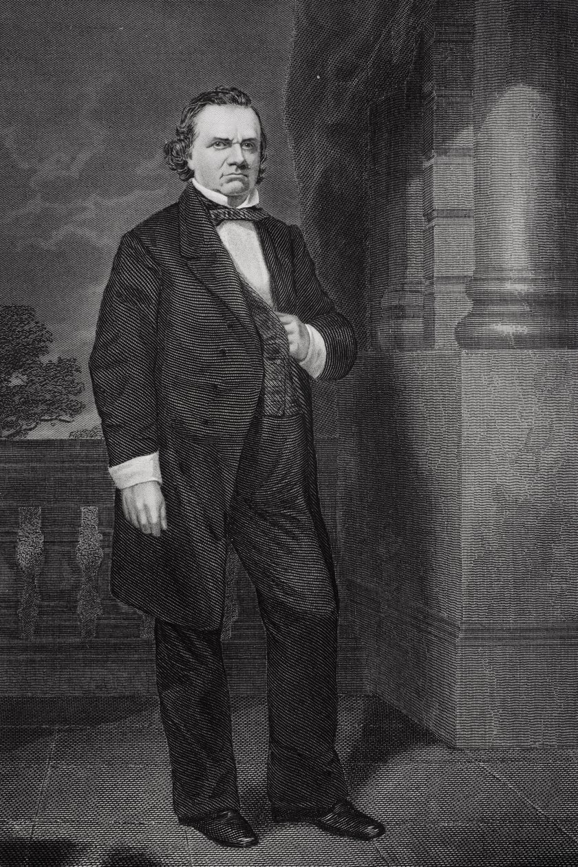 Portræt af Stephen Arnold Douglas (1813-61) af Alonzo Chappel
