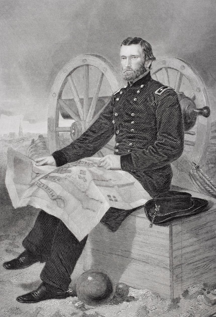 Ulysses S. Grant (1822-1885) af Alonzo Chappel