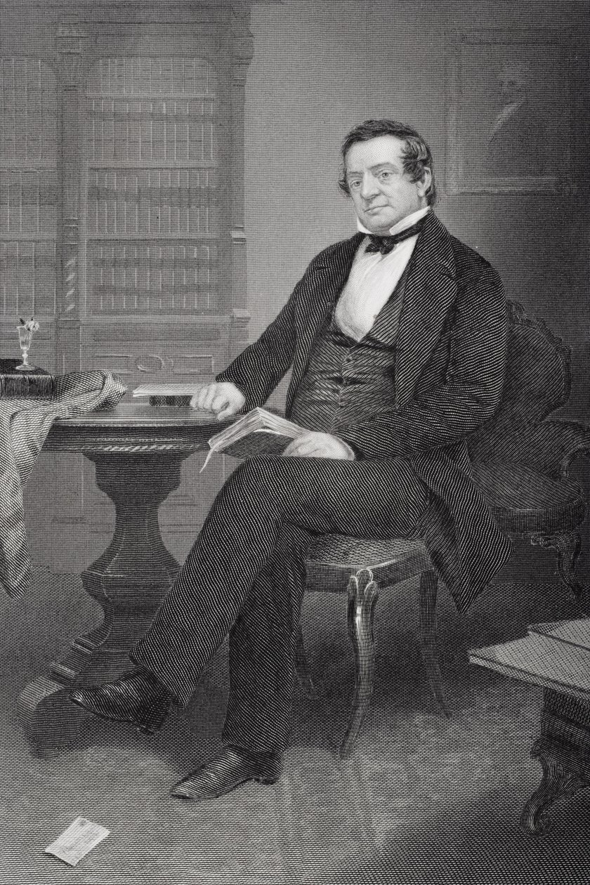 Washington Irving (1783-1859) af Alonzo Chappel