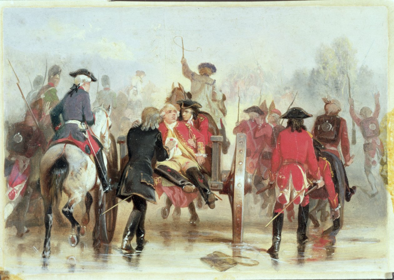 Braddocks Retreat den 9. juli 1755, 1865 af Alonzo Chappel